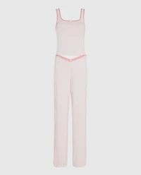 Pajama Pant with Rosette Pink