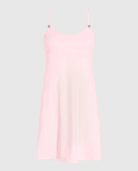 Sleep Dress with Rosette Pink-A-Boo