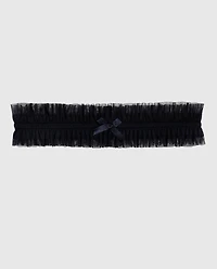 Ruffle Thigh Garter in