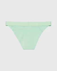 Cheeky Panty with Logo Band Mist Green