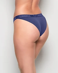 Cheeky Panty with Logo Band Dusk Blue