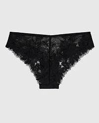 Lace Cheeky Panty Black