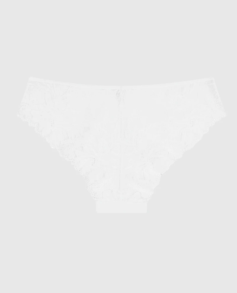Culotte cheeky en dentelle noire