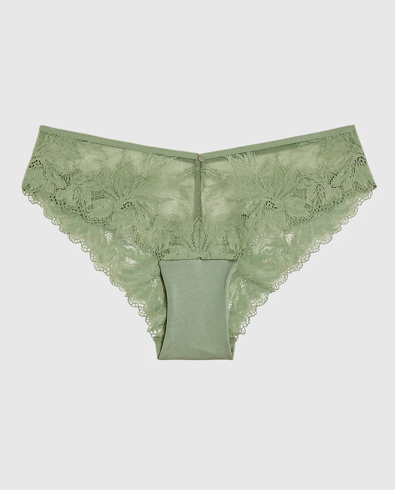 Lace Cheeky Panty Soft Sage