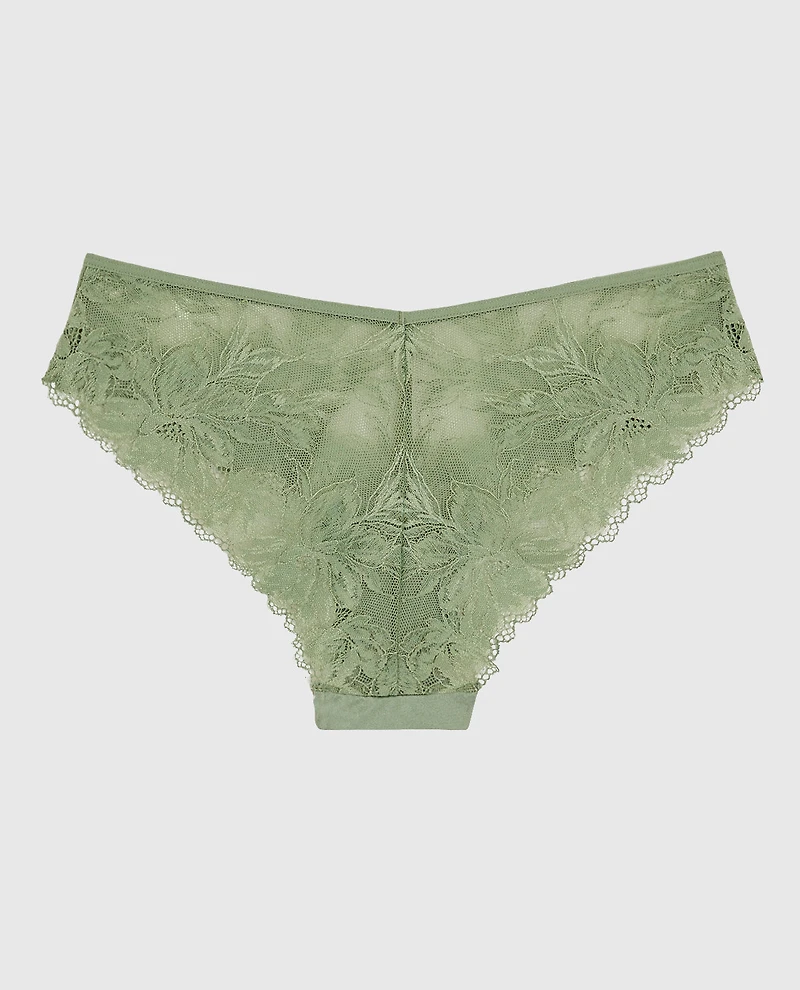 Lace Cheeky Panty Soft Sage