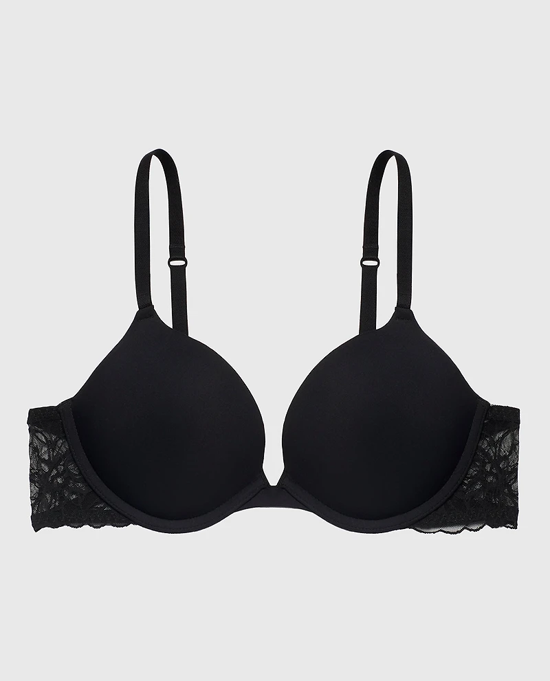 Plunge Bra Tuxedo Black