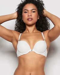 Lace Cup Push Up Bra Ivory