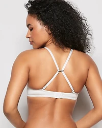 Lace Cup Push Up Bra Ivory