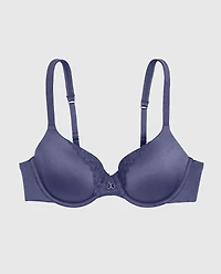 Lightly Lined Full Coverage Bra Dusk Blue