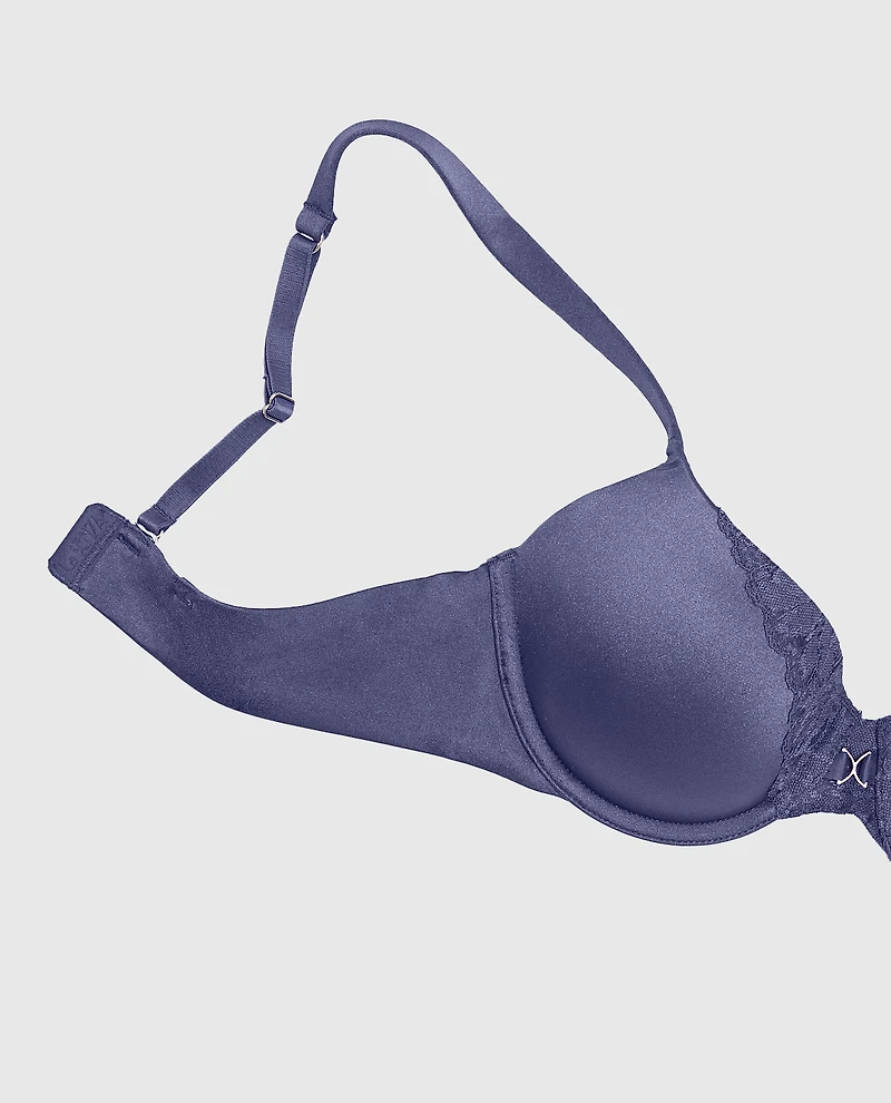 Lightly Lined Full Coverage Bra Dusk Blue