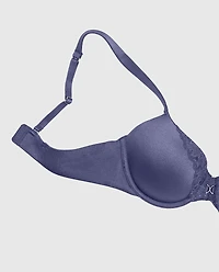 Lightly Lined Full Coverage Bra Dusk Blue