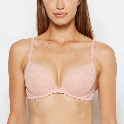 Plunge Bra Royal Pink