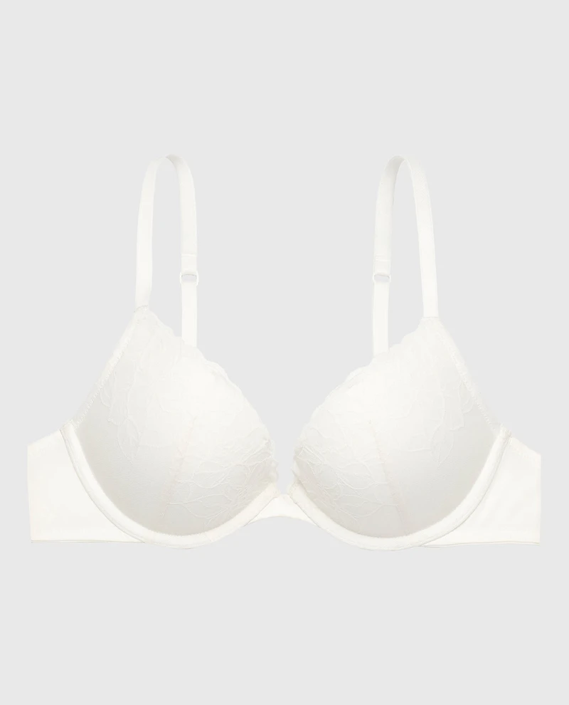 Lace Push Up Bra Ivory