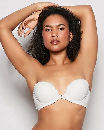 La Senza | Strapless Push Up Bra in Ivory | Ivory | 32DD