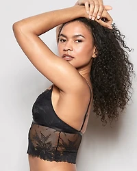 Long Line Bralette Black