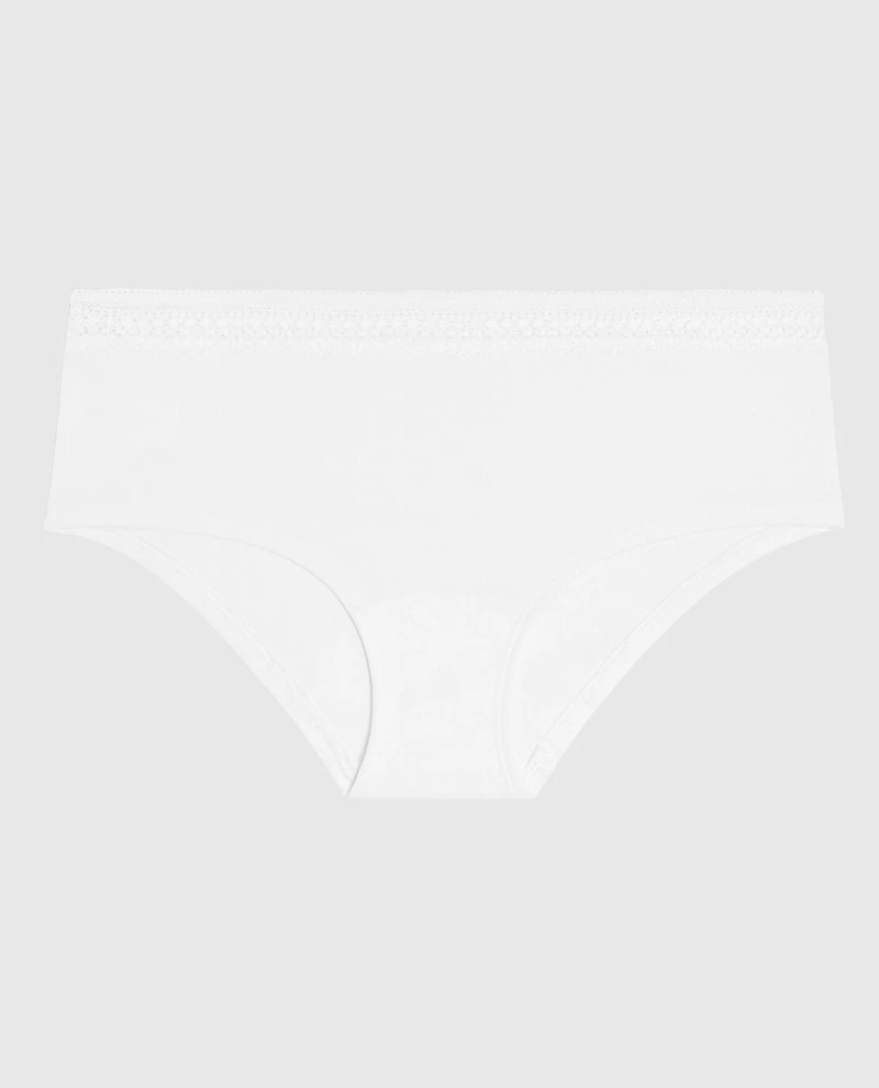 Hipster Panty with Elemental Lace Ivory