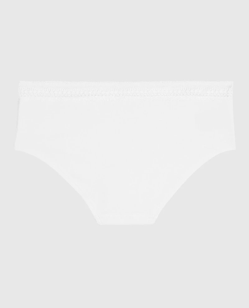 Hipster Panty with Elemental Lace Ivory