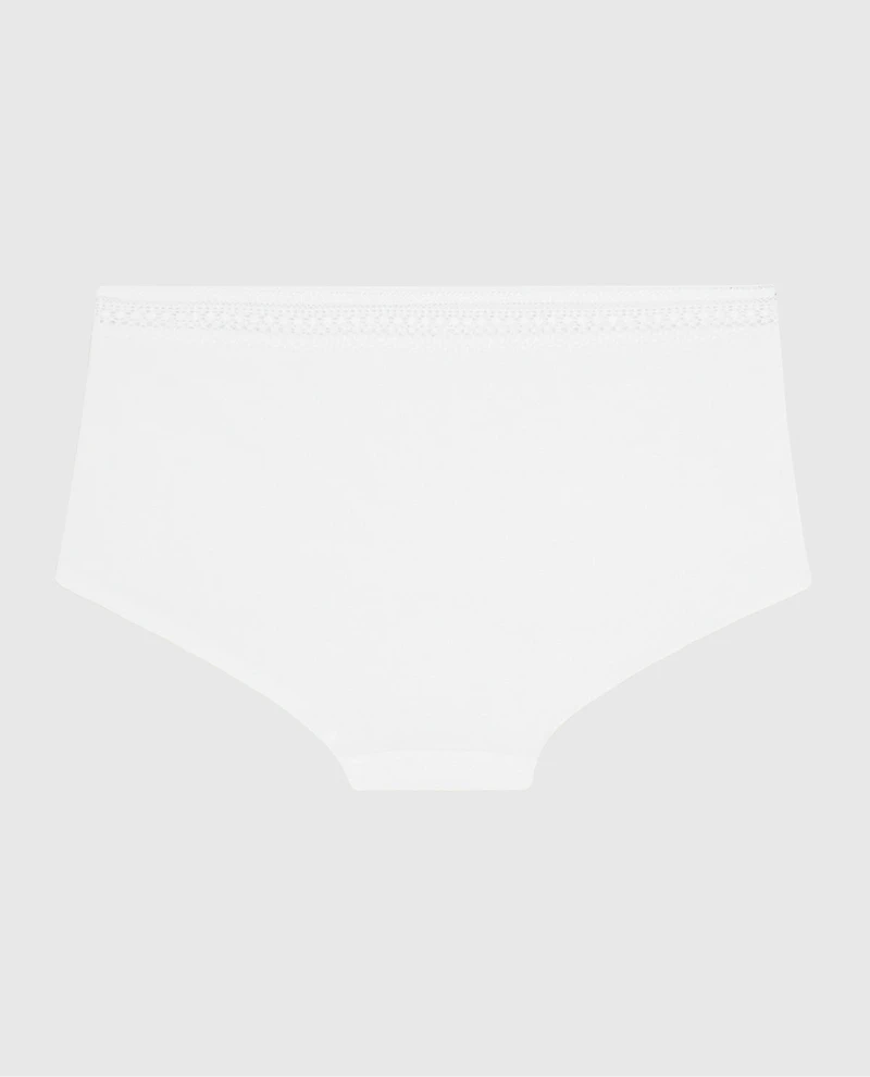 Boyshort Panty with Elemental Lace