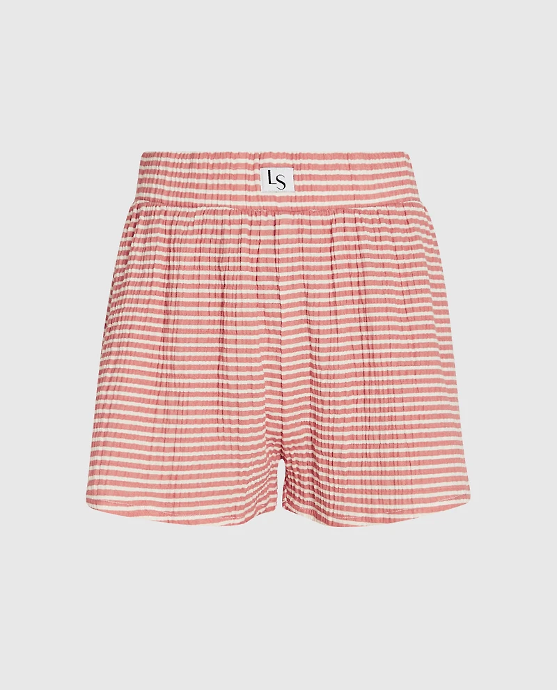 Textured Sleep Short Elemental Stripe