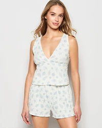 Textured Pajama Short She Sells Sea Shells