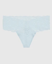 Magnificent Lace Thong Panty Vista Blue