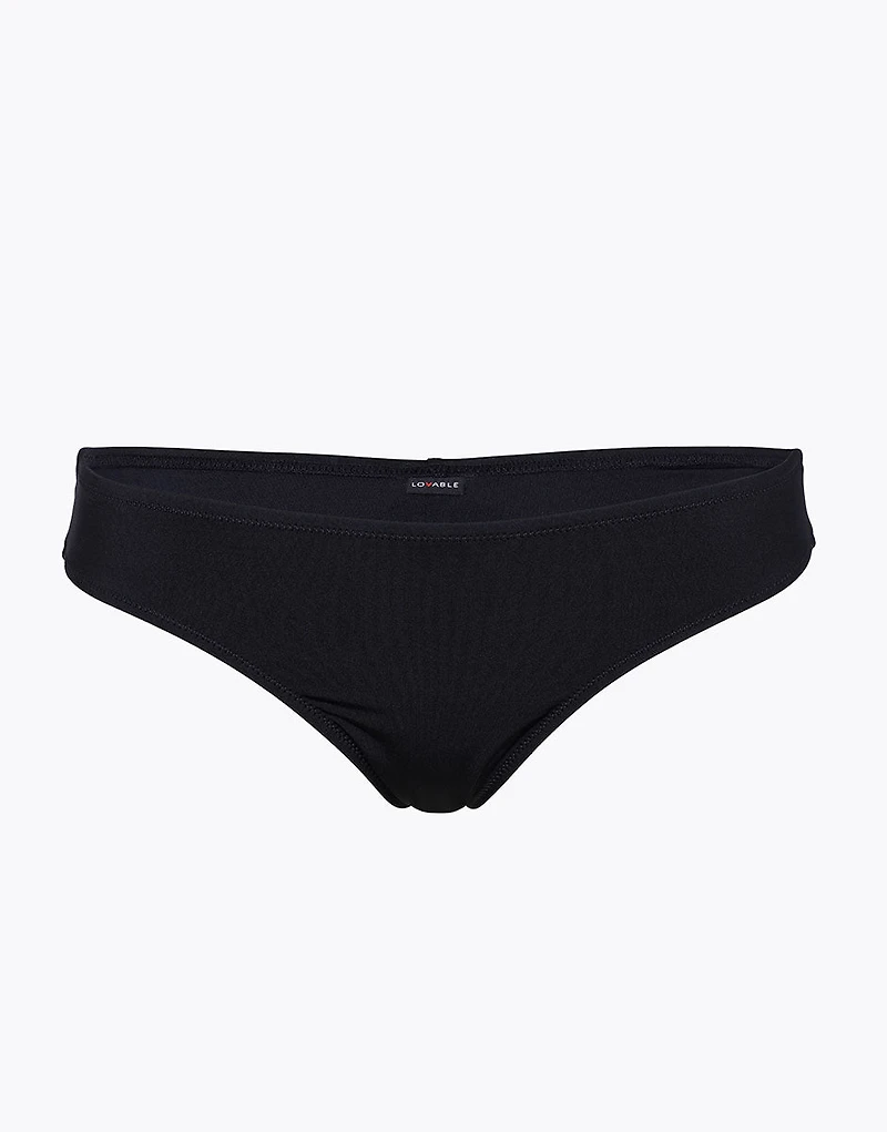 Brazilian Swim Bottom Tuxedo Black