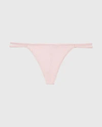 G-String Panty with Bamboo Ring Iced Lilac