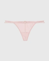 G-String Panty with Bamboo Ring Iced Lilac