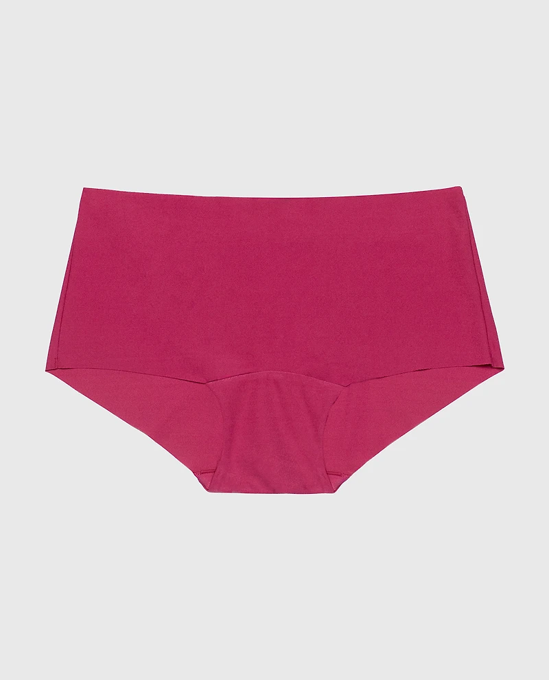 No Show Boyshort Panty Electric Rouge