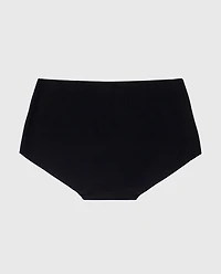 No Show Boyshort Panty Tuxedo Black
