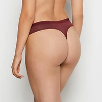 Thong Panty With Vanishing Trim Russian Ruby