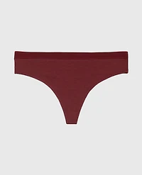 Thong Panty With Vanishing Trim Russian Ruby