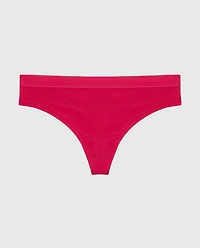 Thong Panty With Vanishing Trim Passion Red