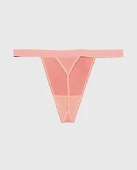 G-String Panty With Vanishing Trim Old Rose