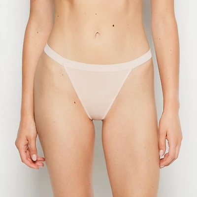 G-String Panty With Vanishing Trim Cameo Rose