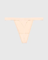 G-String Panty With Vanishing Trim Cameo Rose