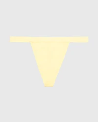 G-String Panty With Vanishing Trim Pale Banana
