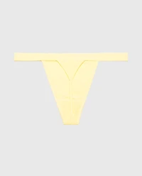 G-String Panty With Vanishing Trim Pale Banana