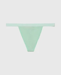 G-String Panty with Vanishing Trim Mist Green