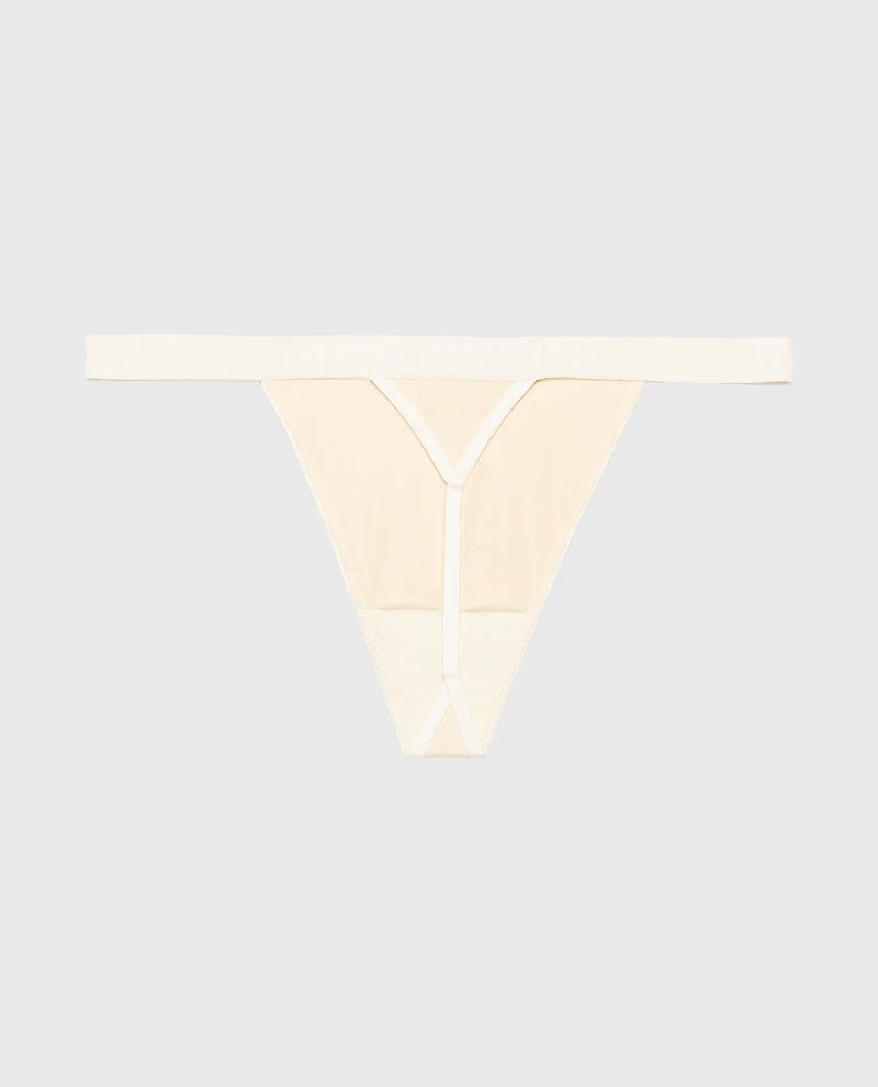 G-String Panty Pearled Ivory