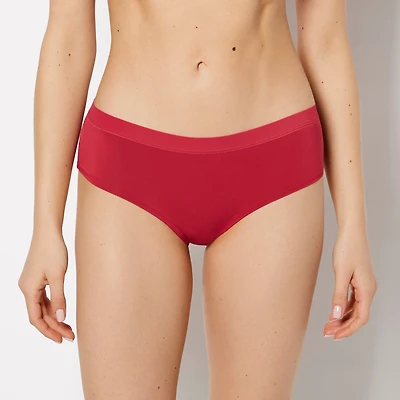 Culotte taille basse rouge passion