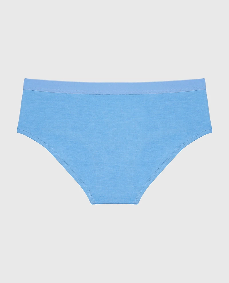 Hipster Panty With Vanishing Trim Azure Blue
