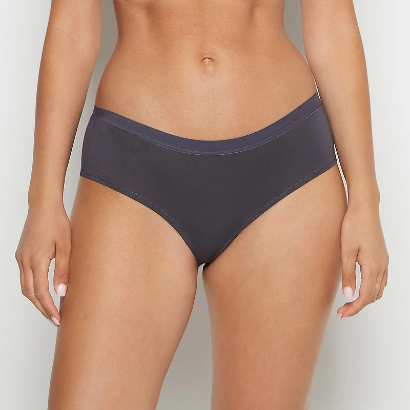Hipster Panty With Vanishing Trim Ebony