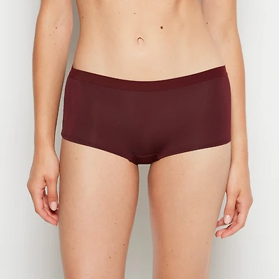 Boyshort Panty With Vanishing Trim Russian Ruby