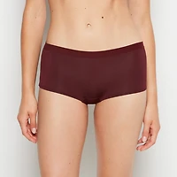 Boyshort Panty With Vanishing Trim Russian Ruby