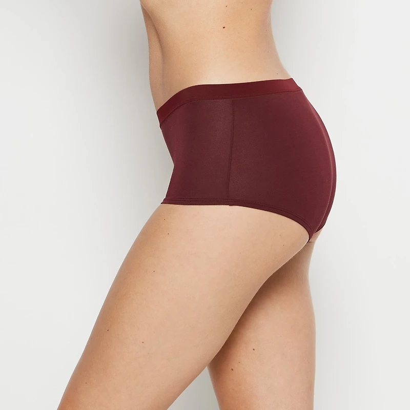 Boyshort Panty With Vanishing Trim Russian Ruby