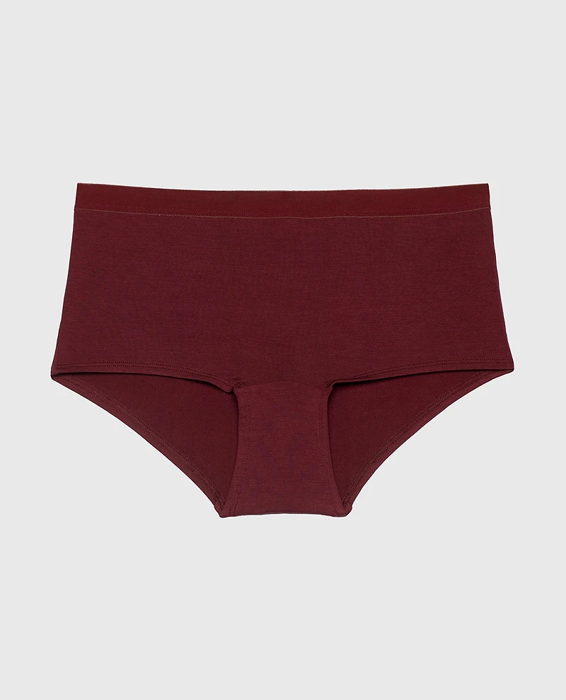 Boyshort Panty With Vanishing Trim Russian Ruby
