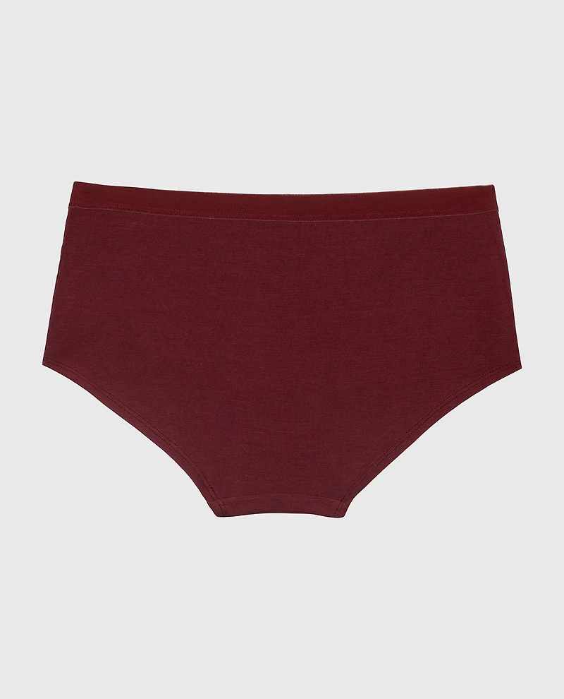 Boyshort Panty With Vanishing Trim Russian Ruby
