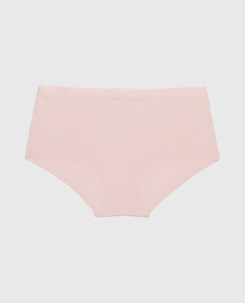 Boyshort Panty with Vanishing Trim Iced Lilac
