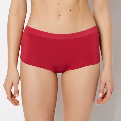 Boyshort Panty With Vanishing Trim Passion Red